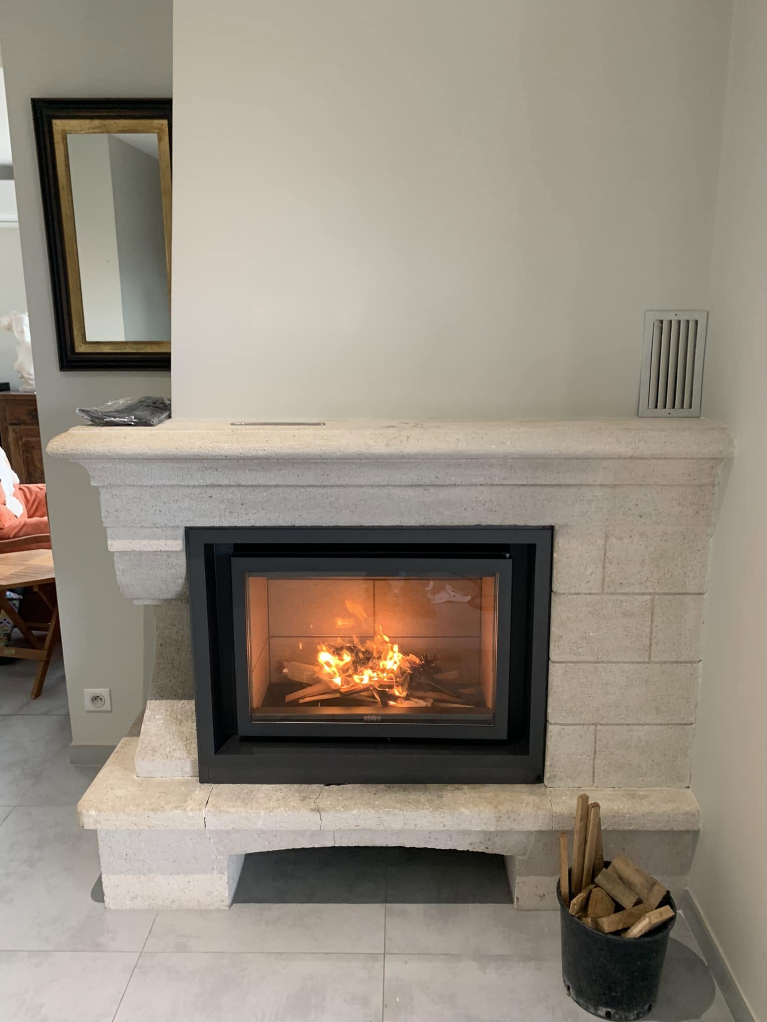 installer un insert dans votre ancienne cheminée