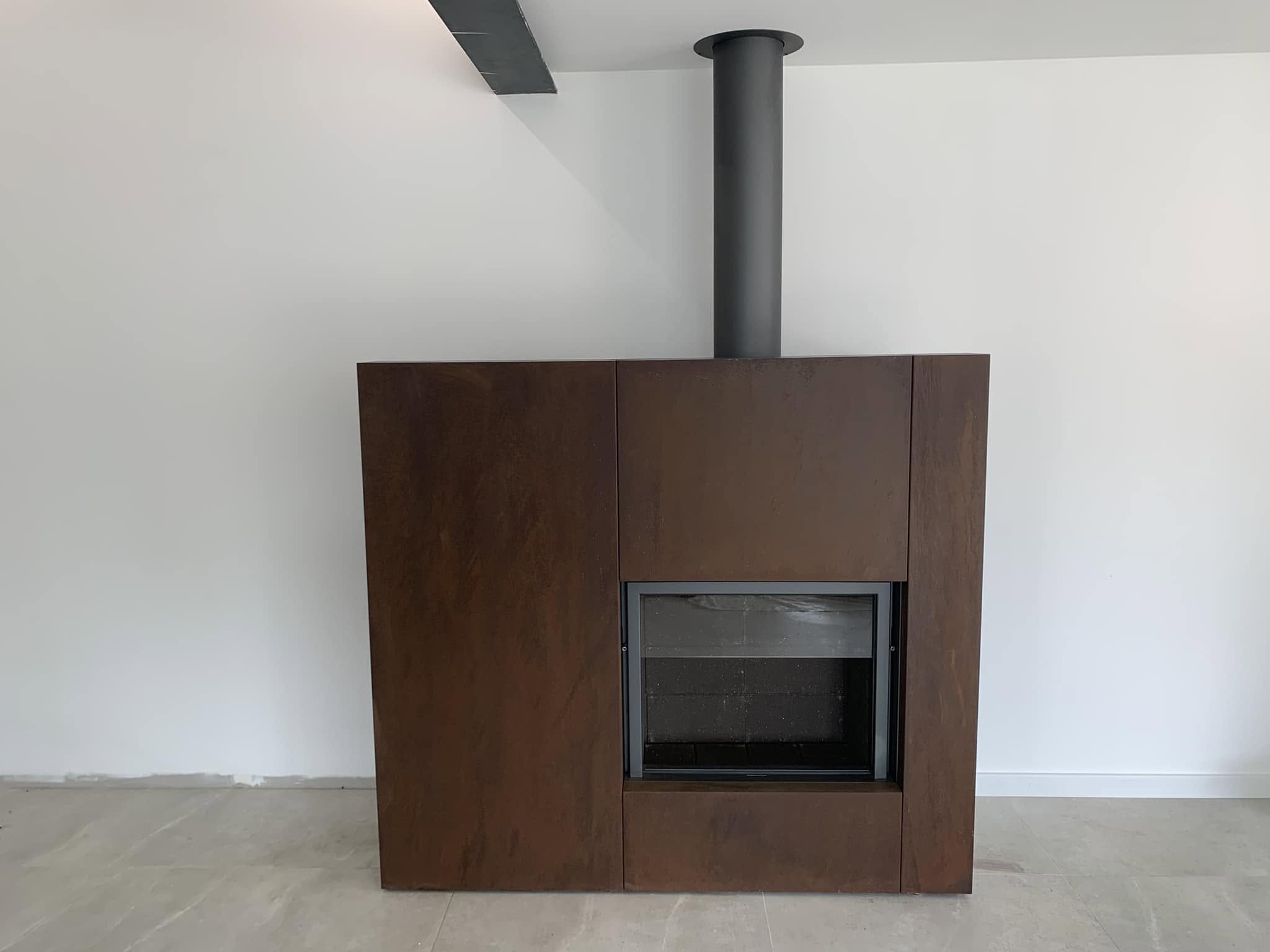 installation de cheminée